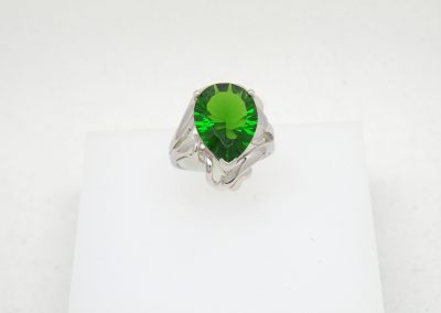 Radiant Cut Pear shaped stone Ring
