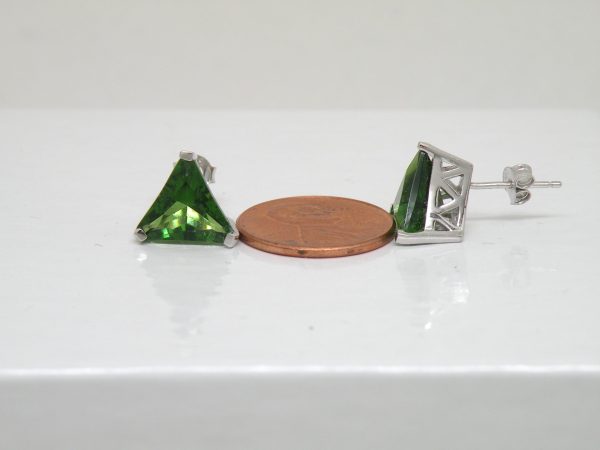Triangle Earrings, new version, Post mounting. - Image 3