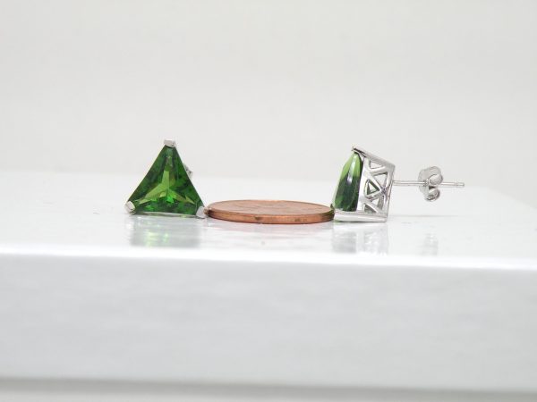 Triangle Earrings, new version, Post mounting. - Image 4